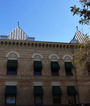 Old building with multiple windows Stock Photos
