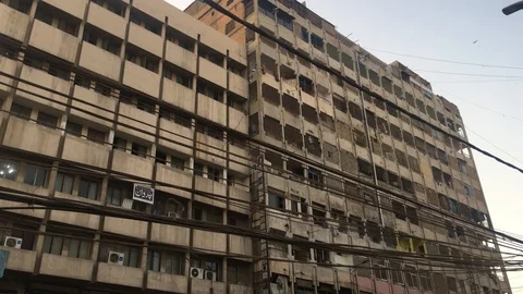 Old building in Pakistan Stock Footage 127222218