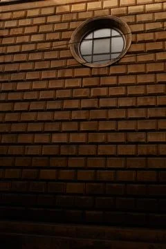 Old building with rounded window Stock-Fotos