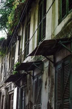 Old Building in Semarang Central Java Indonesia Foto stock