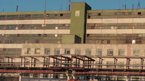 Old building spoiled time 库存影片 45587940