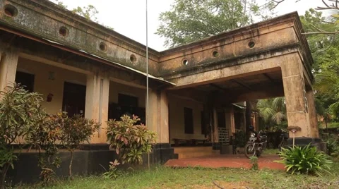 Old building in Sri Lanka Stock Footage 49365851