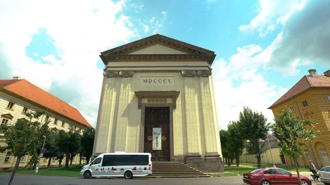 Old building in Terezin Video stock 92620307