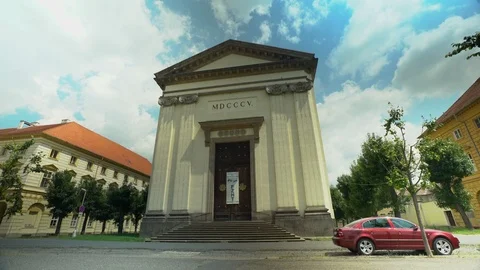 Old building in Terezin Stock Footage 92620366