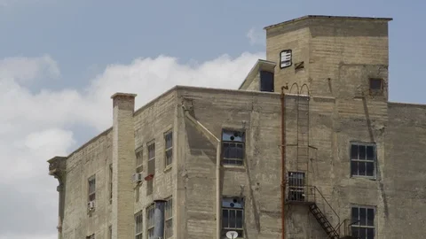 OLD BUILDING TIME LAPSE Stock Footage 96182873