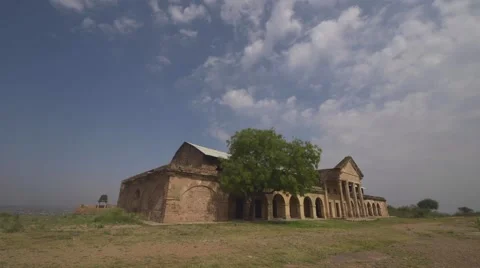 Old Building Timelapse Stock Footage 53853257