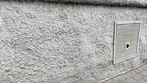 Old building wall, red clay bricks Stock Footage 242478178
