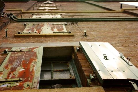 Old building, window Foto stock