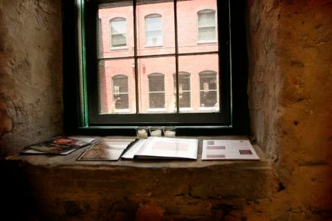 Old building window Stock Photos