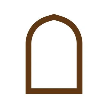 Old building window vector illustration Stock Illustration