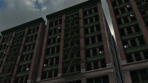 Old Buildings 4k Video stock 146383755