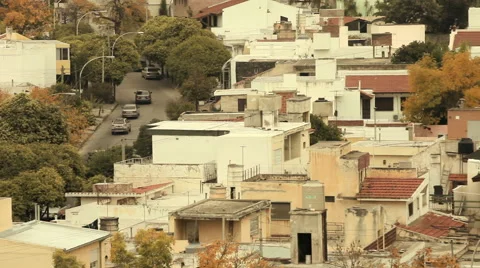 Old buildings in argentina Stock Footage 41877467