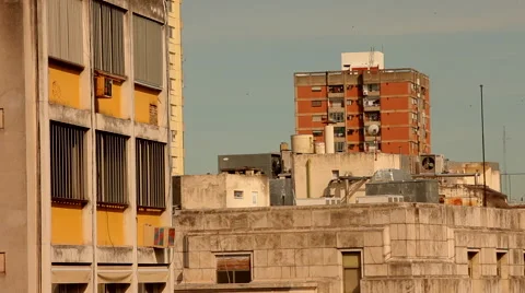 Old buildings in argentina Stock Footage 41877470