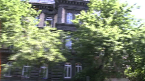 Old Buildings Budapest Stock Footage 46030711