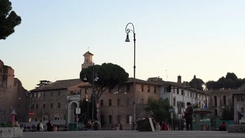 Old buildings Stock Footage 125781129