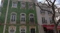 Old buildings mediterranean architecture pan in Lagos city center Portugal 4k or 4k+ Resolution