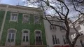 Old buildings mediterranean architecture pan in Lagos city center Portugal 4k or 4k+ Resolution