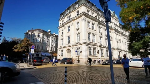 Old Buildings Sofia Stock Footage 118669448