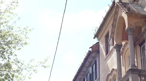 Old Buildings Street Stock Footage 37486533