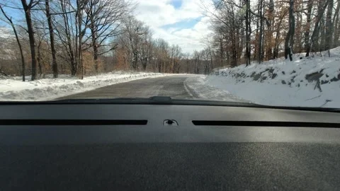 Old bumpy asphalt on mountain top 4K footage Video stock 154993271