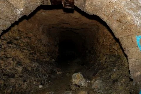 An old bunker from the world war Stock Photos