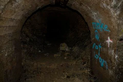 An old bunker from the world war Stock Photos