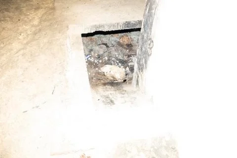 An old bunker from the world war Stock Photos