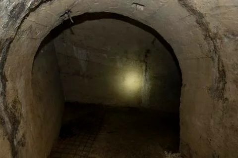 An old bunker from the world war Stock Photos