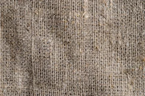 Old burlap canvas Stock Photos