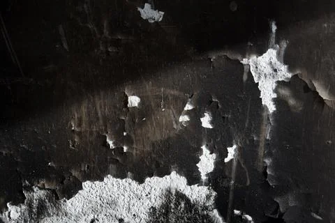Old burned wall Stock Photos