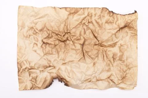 Old burnt paper Stock Photos