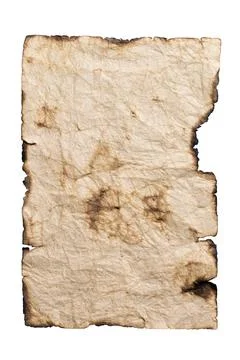 Old burnt paper Stock Photos