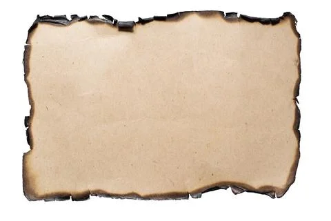 Old burnt paper Stock Photos