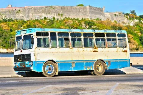 Old bus Stock Photos