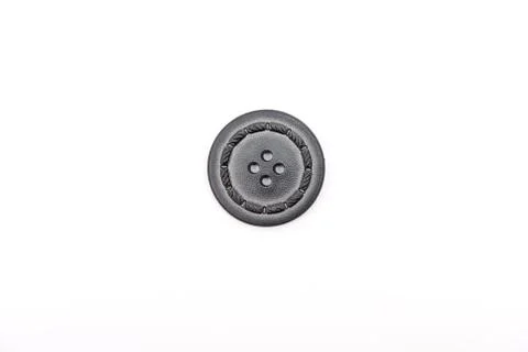 Old button isolated on white Stock Photos