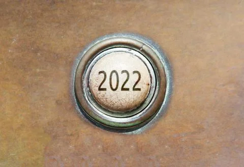 Old button - press (2022) Stock Photos