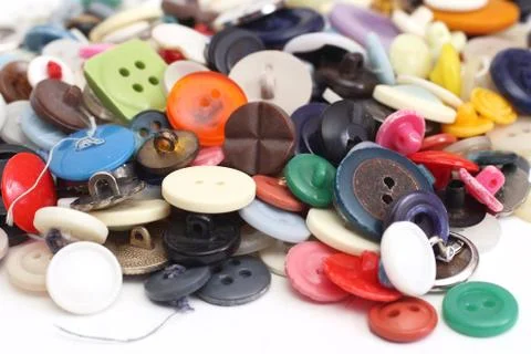 Old buttons Stock Photos
