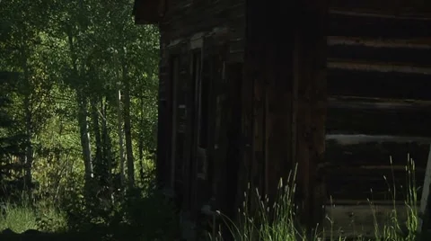 Old cabins Stock Footage 8764571