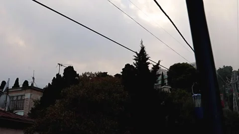 Old cable car in Yalta Stock-Footage 337707079