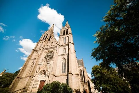 Old cachedral in Prague Stock Photos