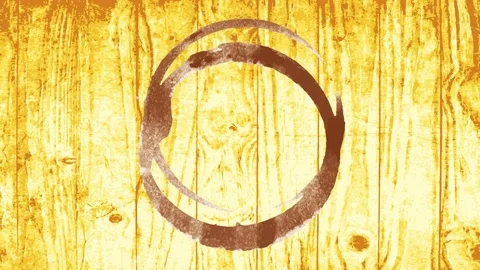 Old cafe presentation sign offering excellent coffee everyday with vintage Stock Footage 132756059