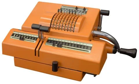 Old calculator Stock Photos