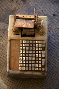 Old Calculator Stock Photos