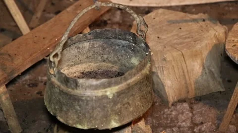 Old caldron Stock-Footage 47748365