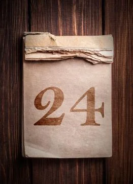 Old calendar Stock Photos