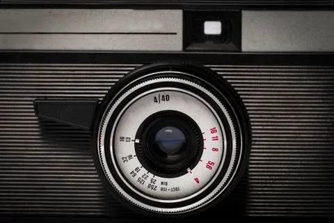 Old camera background Stock Photos