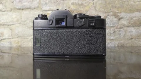 Old camera for film. Stock Photos