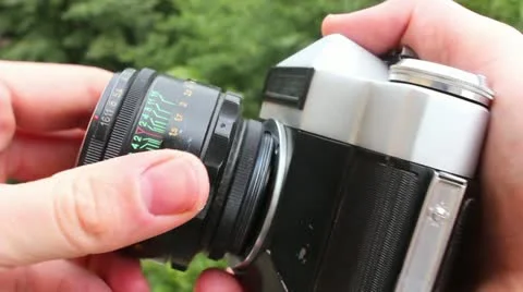 Old camera Stock Footage 11697278
