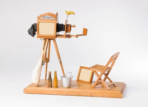 Old camera mock up Stock Photos