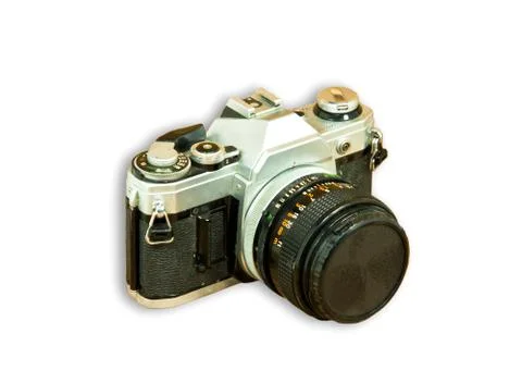 Old camera. Stock Photos